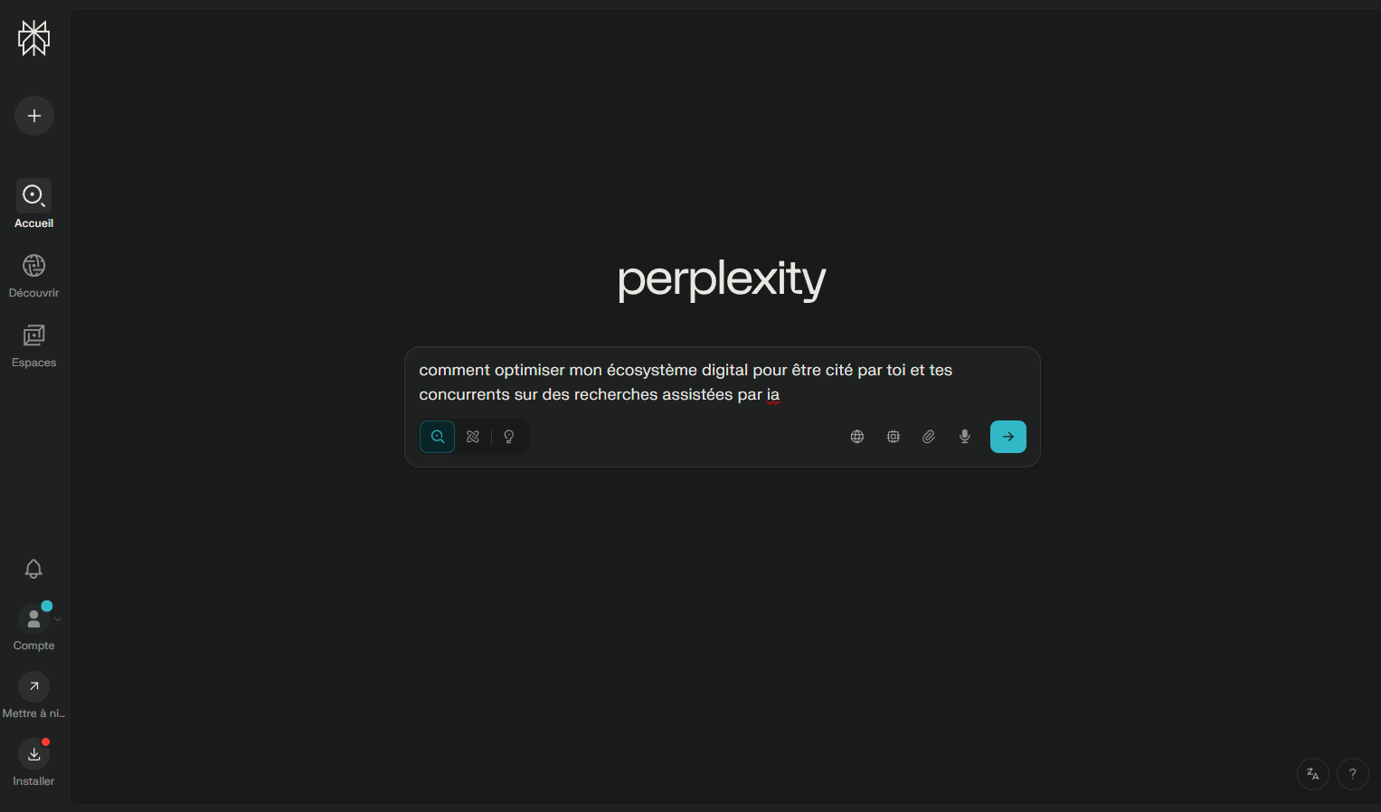 Agentic Optimization - Perplexity et moteurs IA